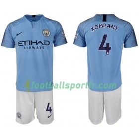 Tenue Manchester City KOMPANY 4 Enfant Domicile 2018-2019 Maillot de Foot